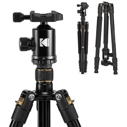 KODAK Photo Gear Premium Tripod + Monopod with 360° Ball Head 63ʺ/160 cm